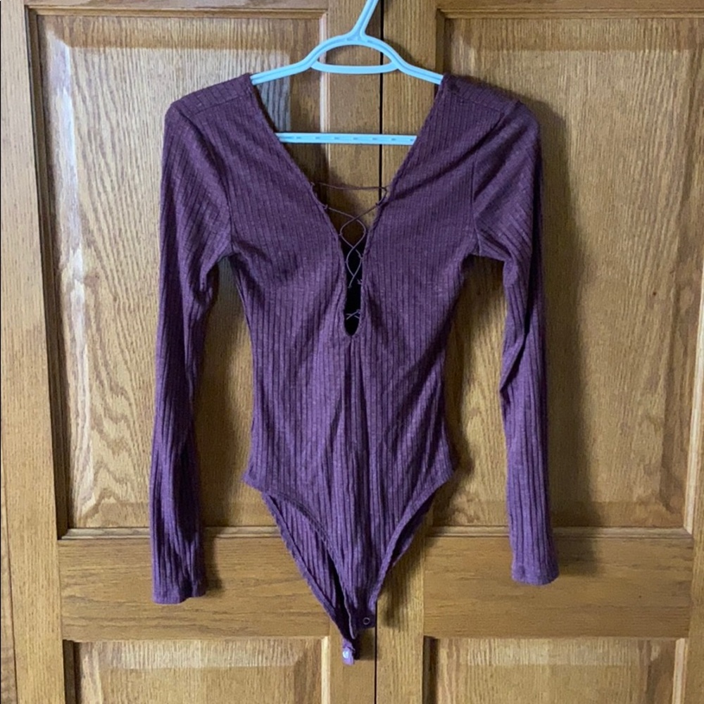 Forever 21 Laced Bodysuit Size Small